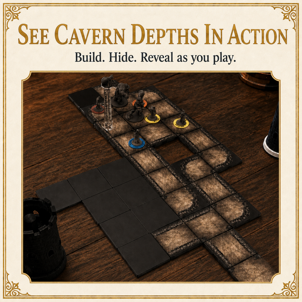 Cavern Depths Modular Dungeon Tiles