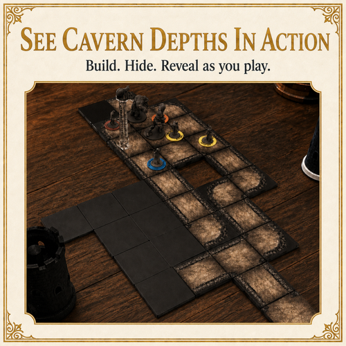 Cavern Depths Modular Dungeon Tiles
